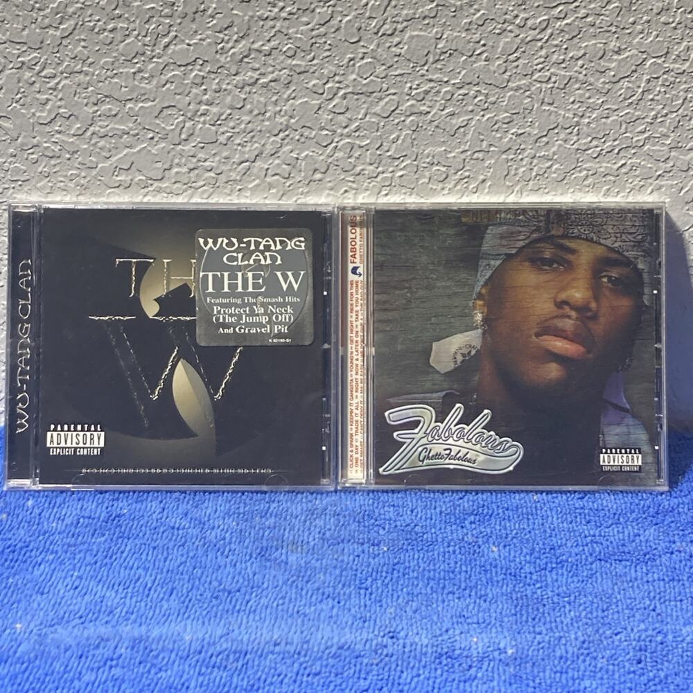 Wu-Tang Clan And Ghetto Fabolous Cd Lot